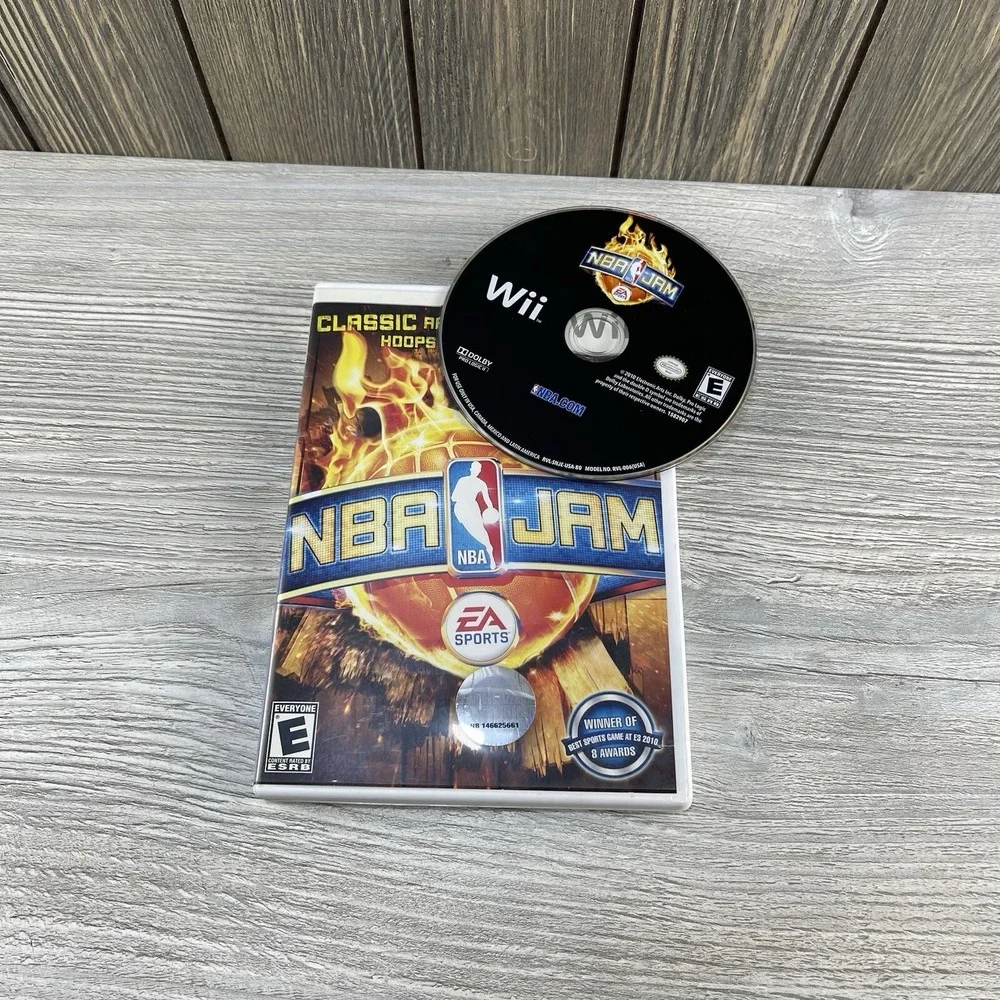 NBA Jam Nintendo Wii 2010 No Manual Tested Working EA Sports